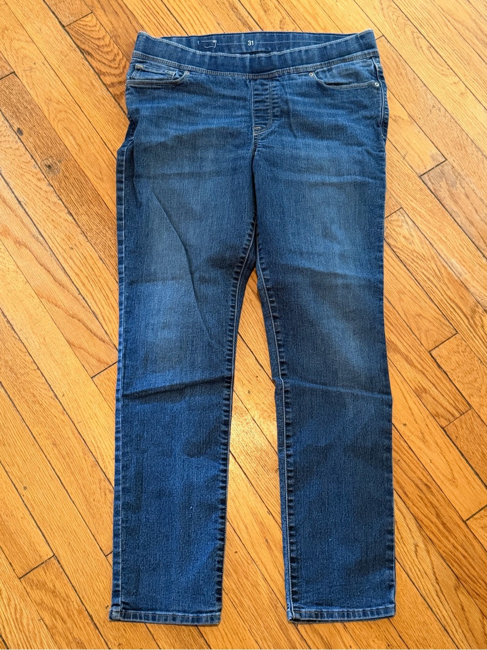 Levi's Elastic Waist Women's Dark Indigo Skinny Jeans
